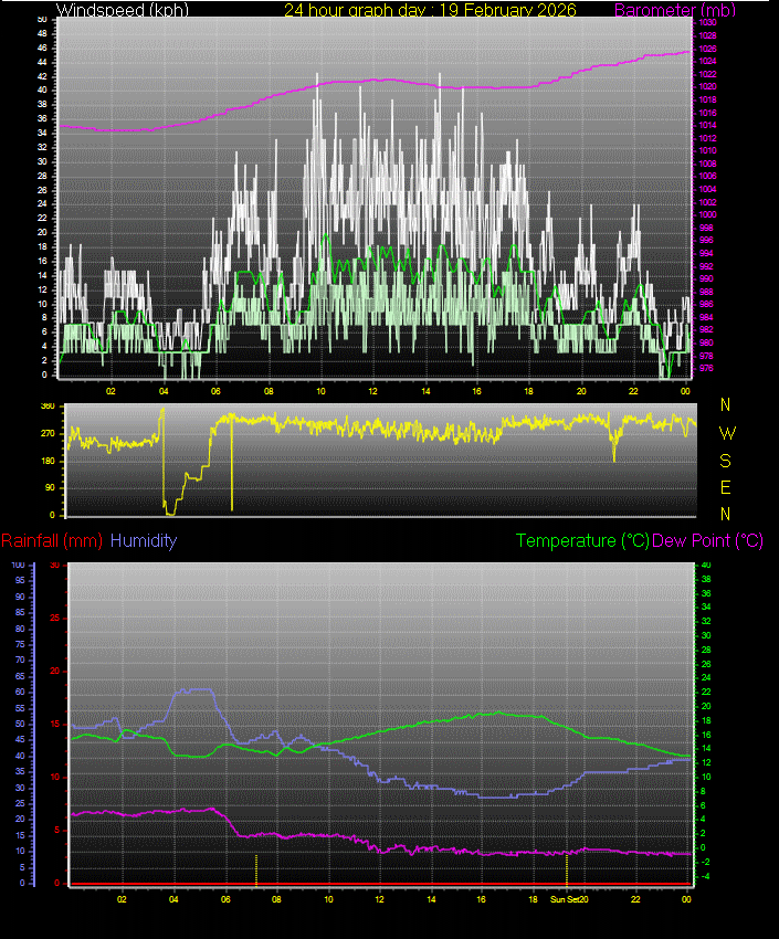 24 Hour Graph for Day 19