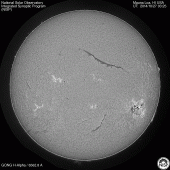 �ltima imagen del Sol, tomada por el Observatorio Mauna Loa